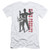 Elvis Presley Look No Hands Adult 30/1 T-Shirt White