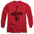 Elvis Presley Jamming Adult Long Sleeve T-Shirt Red