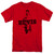 Elvis Presley Jamming Adult 18/1 T-Shirt Red