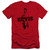 Elvis Presley Jamming Premuim Canvas Adult Slim Fit T-Shirt Red