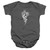 Elvis Presley TCB Ornate Baby Onesie T-Shirt Charcoal