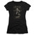 Elvis Presley 1954 Junior Women's Sheer T-Shirt Black