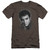 Elvis Presley Grey Portrait Classic Premuim Canvas Adult Slim Fit T-Shirt Charcoal