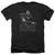 Elvis Presley Guitar In Hand Classic Adult Heather T-Shirt Black