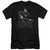 Elvis Presley Guitar In Hand Classic Premuim Canvas Adult Slim Fit T-Shirt Black
