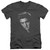 Elvis Presley American Idol Classic Adult V-Neck T-Shirt Charcoal