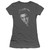 Elvis Presley American Idol Classic Junior Women's Sheer T-Shirt Charcoal