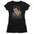 Elvis Presley Graphic King Classic Junior Women's Sheer T-Shirt Black