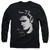 Elvis Presley Simple Face Classic Adult Long Sleeve T-Shirt Black