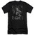 Elvis Presley Rock And Roll Classic Premuim Canvas Adult Slim Fit T-Shirt Black