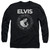Elvis Presley Rock King Classic Adult Long Sleeve T-Shirt Black