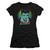 Elvis Presley Neon King Classic Junior Women's Sheer T-Shirt Black