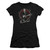 Elvis Presley Stars Classic Junior Women's Sheer T-Shirt Black