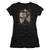 Elvis Presley Elvis Pinstripes Classic Junior Women's Sheer T-Shirt Black