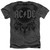 AC/DC Black Ice Motion Adult Sublimated Heather T-Shirt Charcoal
