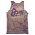 David Bowie Glam (Front/Back Print) Adult Sublimated Tank Top T-Shirt White