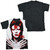David Bowie Piercing Gaze Adult Sublimated T-Shirt White/Black