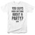 Dazed and Confused Party Time S/S Adult 18/1 T-Shirt White