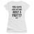 Dazed and Confused Party Time S/S Junior Women's T-Shirt Sheer White
