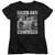 Dazed and Confused Rock On S/S Women's T-Shirt Black