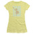 E.T. The Extra Terrestrial Dropped Calls S/S Junior Women's T-Shirt Sheer Banana