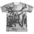 Elvis Presley Jubilant Felons (Front/Back Print) Adult Sublimated T-Shirt White
