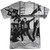 Elvis Presley Jubilant Felons (Front/Back Print) Adult Sublimated Crew T-Shirt White