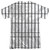 Elvis Presley Whole Cell Block (Front/Back Print) Adult Sublimated Crew T-Shirt White
