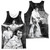 Elvis Presley Legendary Performance (Front/Back Print) Adult Sublimated Tank Top T-Shirt White