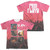 Pink Floyd Live (Front/Back Print) Adult Sublimated T-Shirt White