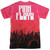 Pink Floyd Live (Front/Back Print) Adult Sublimated Crew T-Shirt White