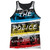 The Police Synchronicity Adult Sublimated Tank Top T-Shirt White/Black