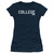 Animal House College Junior Women's Sheer T-Shirt Navy