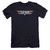 Top Gun Distressed Logo Premium Canvas Adult Slim Fit 30/1 T-Shirt Navy