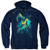Aquaman Movie Make A Splash Adult Pullover Hoodie Sweatshirt Navy