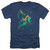 Aquaman Movie Make A Splash Adult Heather T-Shirt Navy