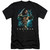 Aquaman Movie Trident Adult 30/1 T-Shirt Black