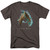 Aquaman Movie Water Shield Adult 18/1 T-Shirt Charcoal