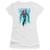 Aquaman Movie Mera Junior Women's Sheer T-Shirt White