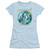 Aquaman Movie Trident Of Neptune Junior Women's Sheer T-Shirt Light Blue