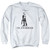 Army of Darkness Boomstick Adult Crewneck Sweatshirt White