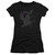 The Birds Poster Junior Women's Sheer T-Shirt Black