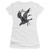 The Birds Title Junior Women's Sheer T-Shirt White