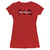 Bloodsport Kanji Junior Women's Sheer T-Shirt Red