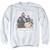 Breakfast Club Poster Adult Crewneck Sweatshirt White