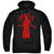 Carrie Silhouette Adult Pullover Hoodie Sweatshirt Black