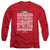 Christmas Vacation Jolliest Bunch Adult Long Sleeve T-Shirt Red