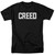 Creed Cracked Logo Adult 18/1 T-Shirt Black