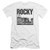 Rocky Top Of The Stairs Premuim Canvas Adult Slim Fit 30/1 T-Shirt White