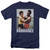 Rocky Bromance Adult 18/1 T-Shirt Navy